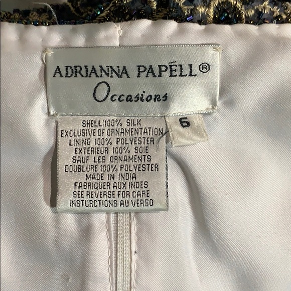 VTG Adrienna Papell 6 special occasion evening top - Picture 10 of 11